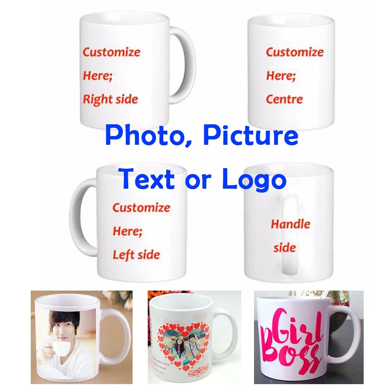 DIY Photo Coffee Mug Printing Custom Picture 11OZ White Ceramic Travel Coffee Mugs Personalized Text Funny Mugs Tea Cup Gift Mug
DIY Photo Coffee Mug Printing Custom Picture 11OZ White Ceramic Travel Coffee Mugs Personalized Text Funny Mugs Tea Cup Gift Mug