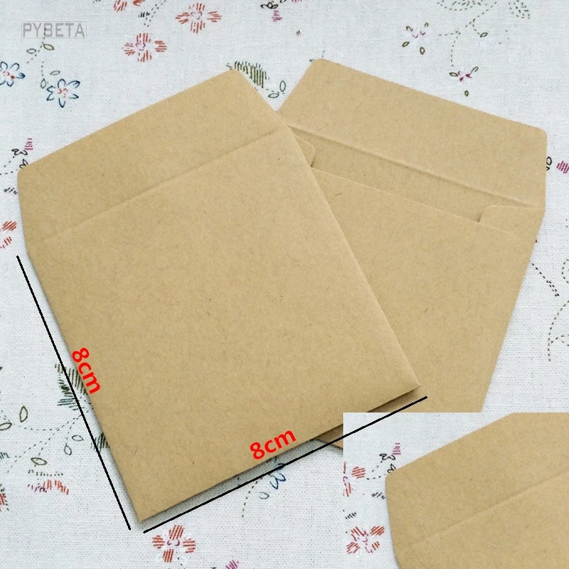 100pcs/lot-8*8cm 120gsm mini size Kraft paper envelope card bank card membership card envelope Wedding Party Invitation
100pcs/lot-8*8cm 120gsm mini size Kraft paper envelope card bank card membership card envelope Wedding Party Invitation