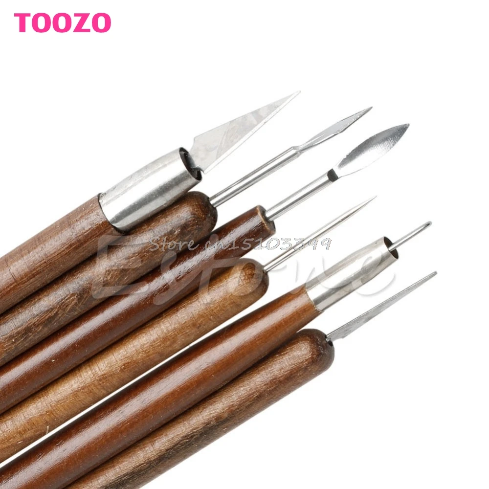 New 6Pcs Clay Sculpting Set Wax Carving Pottery Tools Shapers Polymer Modeling Drop Ship
New 6Pcs Clay Sculpting Set Wax Carving Pottery Tools Shapers Polymer Modeling Drop Ship
