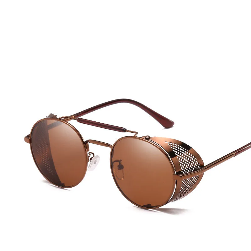 Luxury Design Retro Steampunk Sunglasses Round Designer Steam Punk Metal Shields Sunglasses Men Women UV400 Gafas de Sol
Luxury Design Retro Steampunk Sunglasses Round Designer Steam Punk Metal Shields Sunglasses Men Women UV400 Gafas de Sol