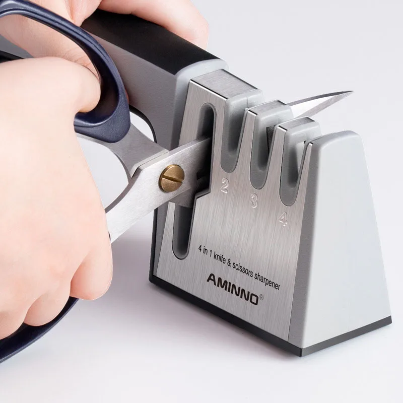 Quick Knife Sharpener Household Scissors Double-sided Sharpening System Multi-function Kitchen Tools Sharpeners Accessories
Quick Knife Sharpener Household Scissors Double-sided Sharpening System Multi-function Kitchen Tools Sharpeners Accessories