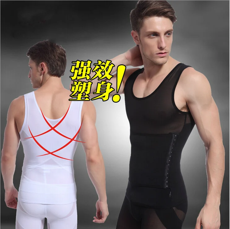 Sexy Mens Shapers fitness Vest body sculpting clothing Strong lightweight breathable mesh waist cinchers Slimming underwear
Sexy Mens Shapers fitness Vest body sculpting clothing Strong lightweight breathable mesh waist cinchers Slimming underwear