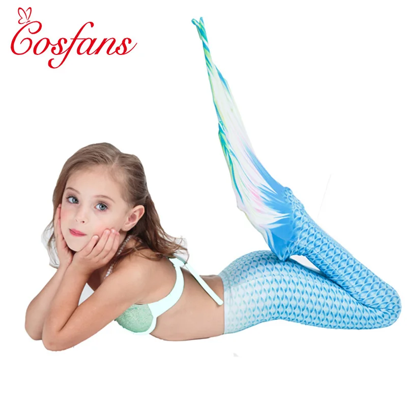 Cosfans 3PCS Girl Kids Swimsuit Mermaid Tail Costumes for Children Swimming Mermaid Tails With Monofin Fin Cosplay Costume
Cosfans 3PCS Girl Kids Swimsuit Mermaid Tail Costumes for Children Swimming Mermaid Tails With Monofin Fin Cosplay Costume