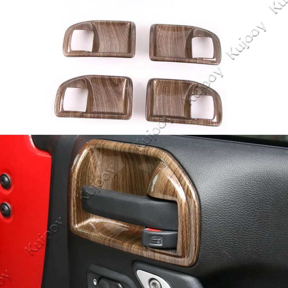4Pcs/2Pcs Wooden Grain ABS Door Handle Bowl Cover Trim Frame Sticker for Jeep Wrangler 2011-2016 4Doors/2Doors Car Styling
4Pcs/2Pcs Wooden Grain ABS Door Handle Bowl Cover Trim Frame Sticker for Jeep Wrangler 2011-2016 4Doors/2Doors Car Styling