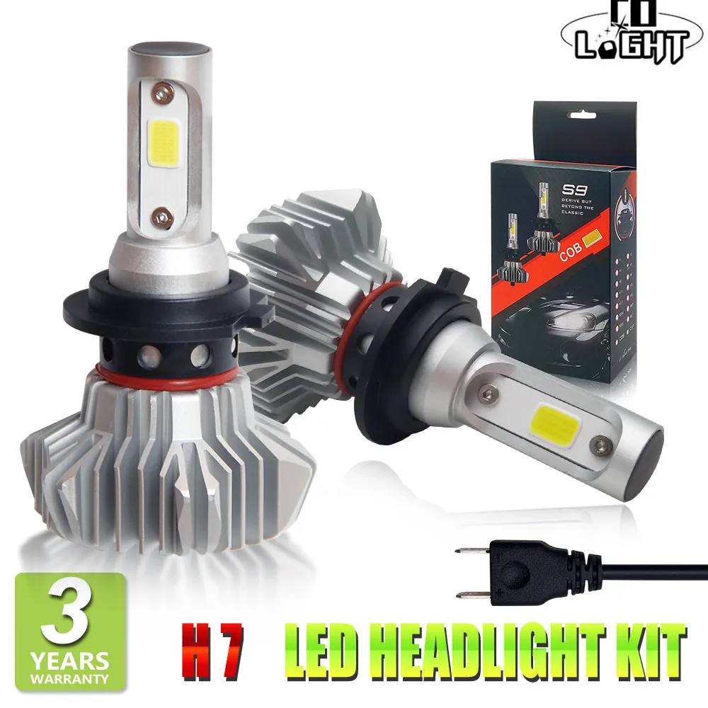 Фото Светодиодные фары CO LIGHT H7 автомобильные с одним лучом 30 Вт 60 12 24 В для