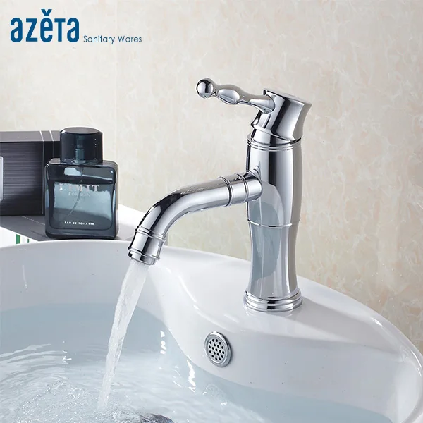 Смесители для ванной комнаты Azeta AT8106 хромированный латунный кран раковины