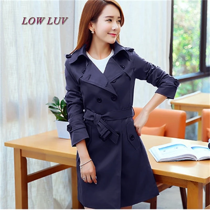 Double Breasted Md-long Trench Coat Women 2017 New Fashion Belt Cloak Polerones Mujer Windbreaker Female Abrigo TB462
Double Breasted Md-long Trench Coat Women 2017 New Fashion Belt Cloak Polerones Mujer Windbreaker Female Abrigo TB462