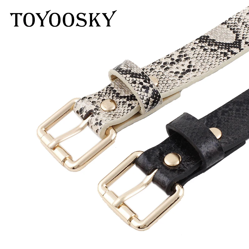 2019 New Arrival All-Match Women belts Snake Grain Novelty Sexy Belt for Jeans Pin Square Metal Buckle Belts for Female TOYOOSKY
2019 New Arrival All-Match Women belts Snake Grain Novelty Sexy Belt for Jeans Pin Square Metal Buckle Belts for Female TOYOOSKY