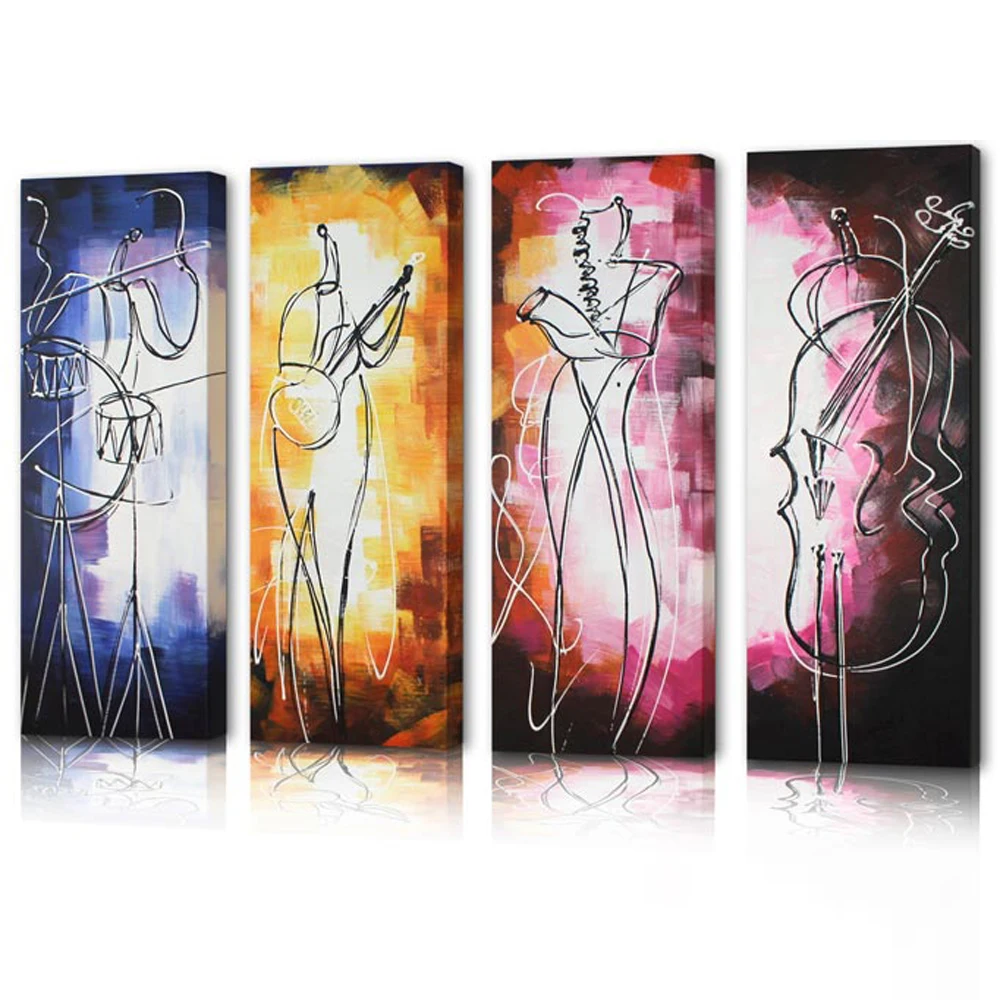 Hand painted oil painting Billboard musician band painting canvas modern 100% Best Art Figurative Oil Painting original FI-165
Hand painted oil painting Billboard musician band painting canvas modern 100% Best Art Figurative Oil Painting original FI-165