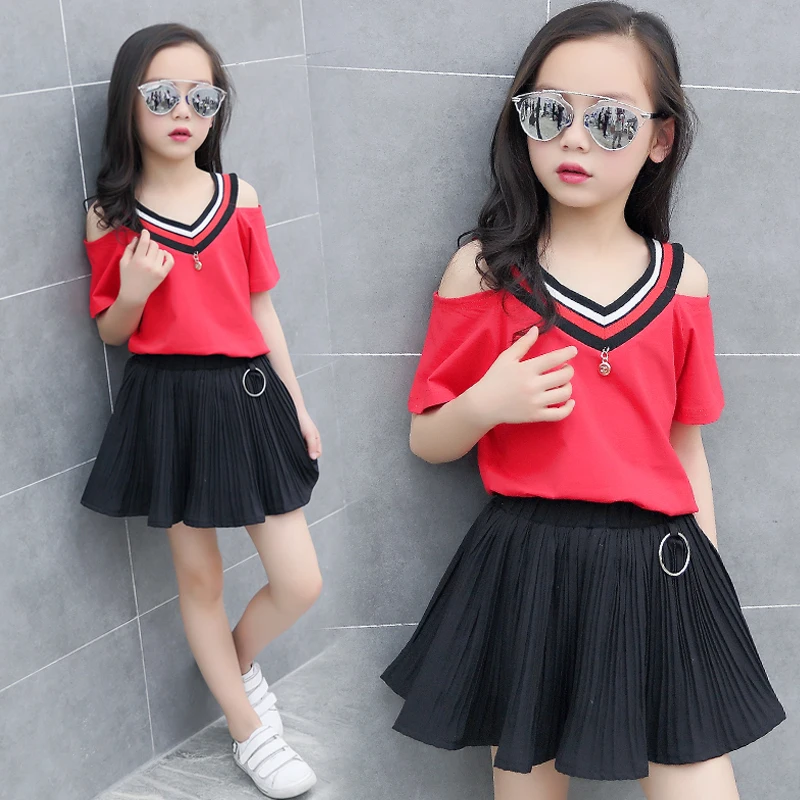 2022 Summer Children's Clothes Girls Sets Fashion Solid Short Sleeve Baby Girl Sets For Girls Kids 2 Pieces T Shirt And Skirt
2022 Summer Children's Clothes Girls Sets Fashion Solid Short Sleeve Baby Girl Sets For Girls Kids 2 Pieces T Shirt And Skirt