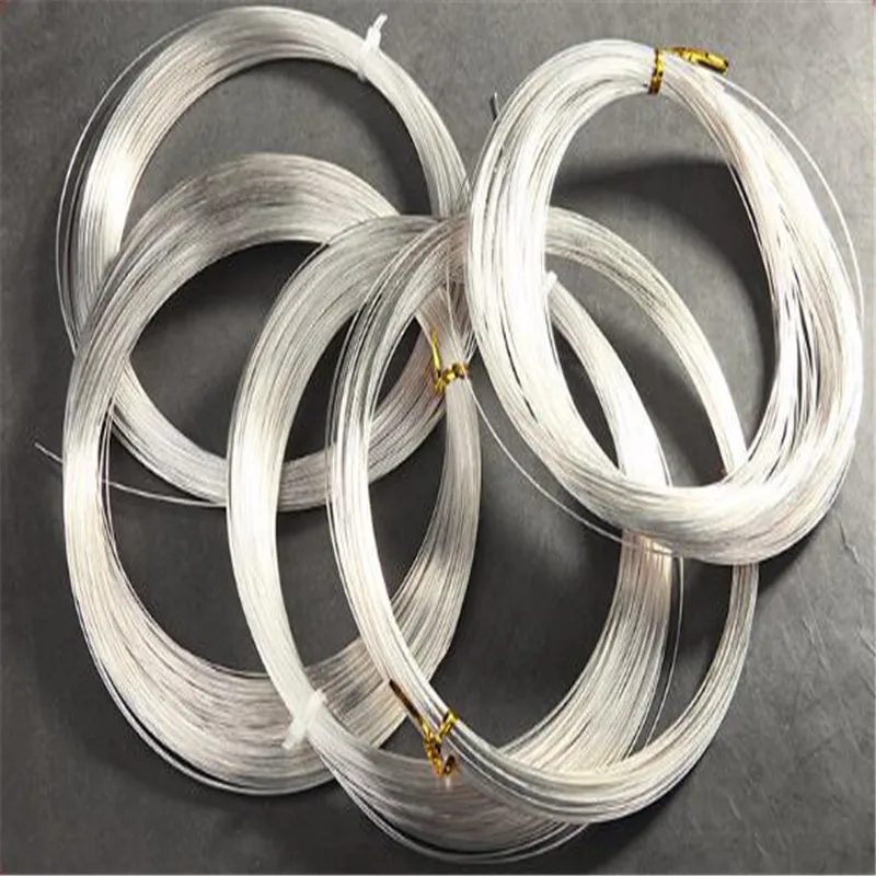 0.3/0.4/0.6/0.8/1/1.2/1.5mm 925 Sterling Silver Cord Pure Silver Wire Beading Stringing For DIY Jewelry Findings
0.3/0.4/0.6/0.8/1/1.2/1.5mm 925 Sterling Silver Cord Pure Silver Wire Beading Stringing For DIY Jewelry Findings