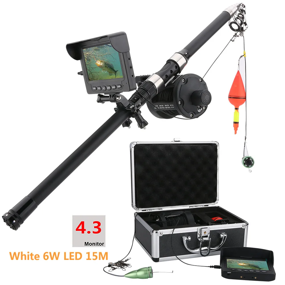 GAMWATER 15M 25M Aluminum alloy Underwater Fishing Video Camera Kit 6W White LED Lights with 4.3" Inch HD Color Monitor
GAMWATER 15M 25M Aluminum alloy Underwater Fishing Video Camera Kit 6W White LED Lights with 4.3" Inch HD Color Monitor