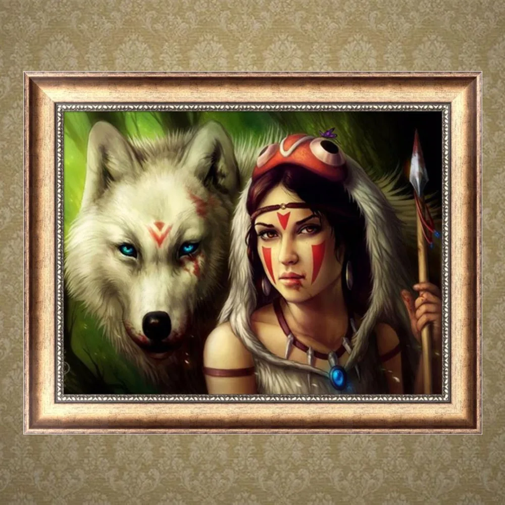 5D алмазная вышивка волк картина сделай сам крестиком домашний декор|painting cross