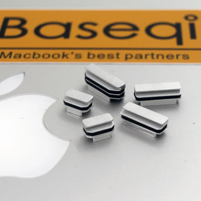 

5pcs/set New Arrived Aluminium Dust Plugs Quality Dustproof Plug for MacBook Pro Retina 13" & 15" Anti-Dust Plugs