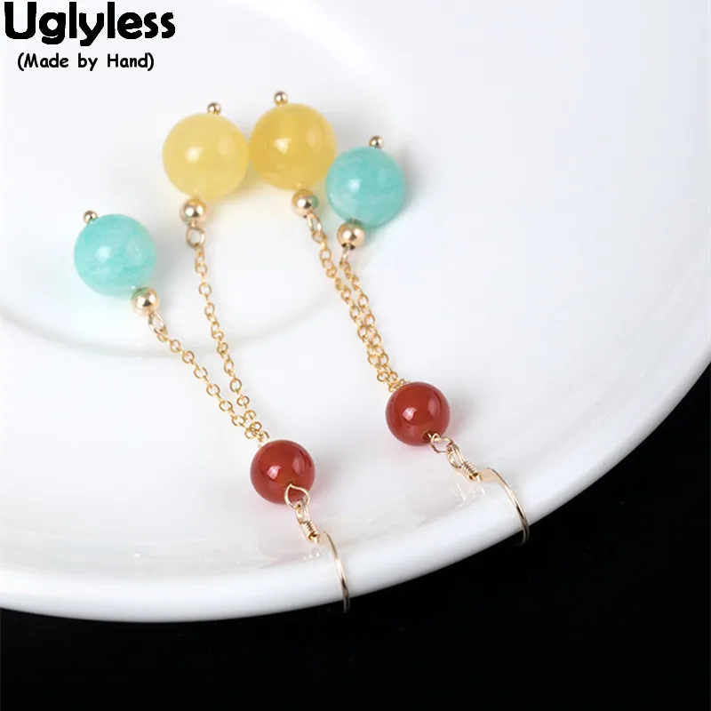 Uglyless 14K Filled Gold 9K Gold Earrings for Women Colorful Gemstones Balloons Earrings Amber Summer Dress Lovely Balls Brincos
Uglyless 14K Filled Gold 9K Gold Earrings for Women Colorful Gemstones Balloons Earrings Amber Summer Dress Lovely Balls Brincos