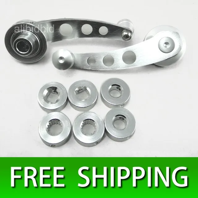 Silver color Aluminium Metal window winder handle crank kits interior Universal Car
Silver color Aluminium Metal window winder handle crank kits interior Universal Car