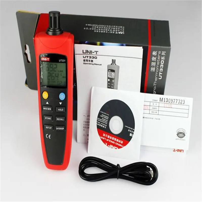 Цифровой Термогигрометр UNI-T UT331, термометр, измеритель температуры и влажности с ЖК-дисплеем и USB-подсветкой
Цифровой Термогигрометр UNI-T UT331, термометр, измеритель температуры и влажности с ЖК-дисплеем и USB-подсветкой