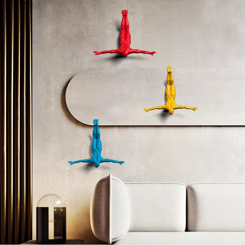 Creative Retro Sports Bungee Rock Climbing Figures Resin Sculpture Bar Restaurant Store Wall Decoration Living Room Wall Statues
Creative Retro Sports Bungee Rock Climbing Figures Resin Sculpture Bar Restaurant Store Wall Decoration Living Room Wall Statues