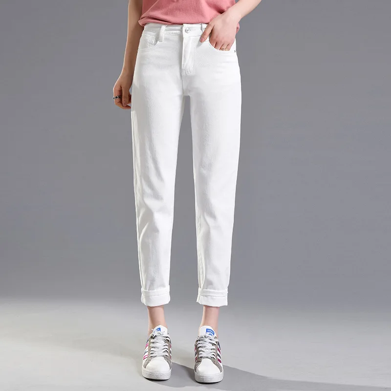 #3102 Spring Summer Black/White Harem Ankle-length Loose Boyfriend Jeans For Women Preppy Style Streetwear Jeans Feminino
#3102 Spring Summer Black/White Harem Ankle-length Loose Boyfriend Jeans For Women Preppy Style Streetwear Jeans Feminino