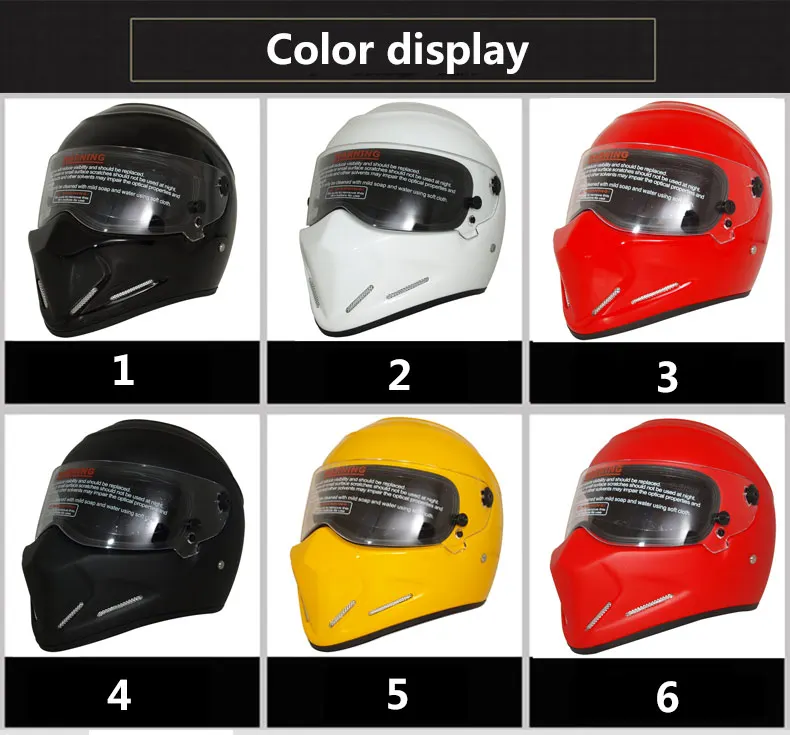 Vcoros Glass Fiber Full Face Motocycle helmet with Original Visor Vintage motorbike helmet Man Women scooter helmet
Vcoros Glass Fiber Full Face Motocycle helmet with Original Visor Vintage motorbike helmet Man Women scooter helmet