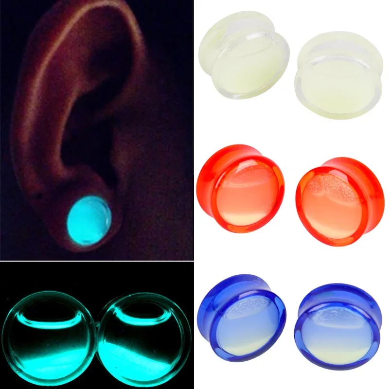 2 PCS Piercing Glow In Dark Acrylic Ear Plugs Tunnel Flesh Expander Plugs and Tunnels Ear Plug Piercing Body Piercing Jewelry
2 PCS Piercing Glow In Dark Acrylic Ear Plugs Tunnel Flesh Expander Plugs and Tunnels Ear Plug Piercing Body Piercing Jewelry