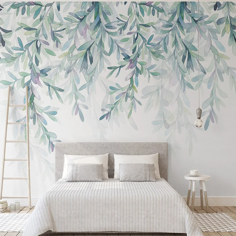 Custom Size Photo Mural 3D Wallpaper Modern Green Leaves Watercolor Nordic Style Fresco Living Room TV Bedroom Tapety Home Decor
Custom Size Photo Mural 3D Wallpaper Modern Green Leaves Watercolor Nordic Style Fresco Living Room TV Bedroom Tapety Home Decor