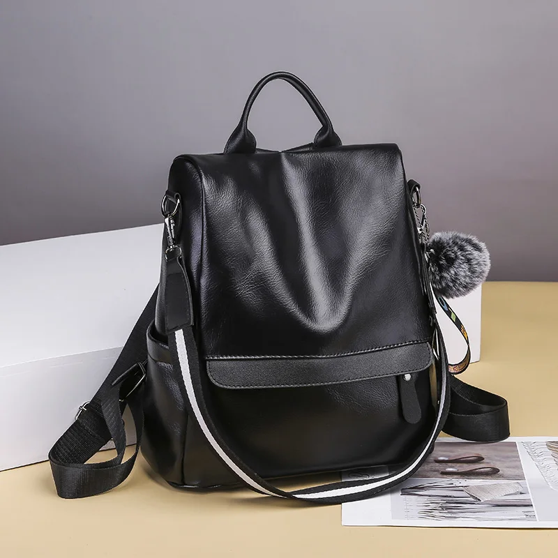 Women Anti-theft Leather Backpack Large Brown Multifunctional School Bag For Teenage Girls Female Travel Backpacks mochila XA85H
Women Anti-theft Leather Backpack Large Brown Multifunctional School Bag For Teenage Girls Female Travel Backpacks mochila XA85H