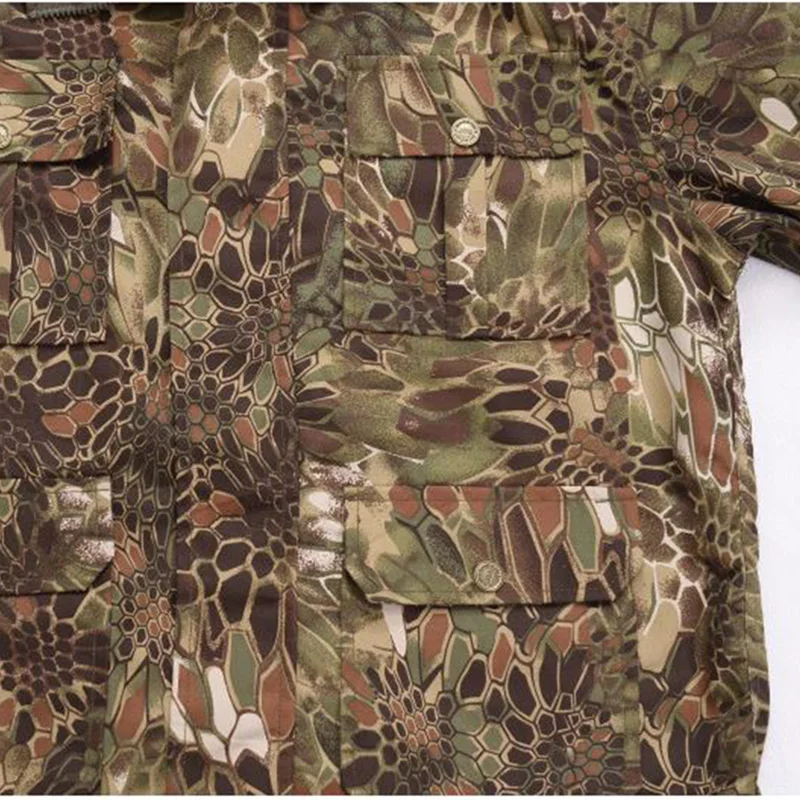 Outdoor Sport Hunting Clothes Camouflage Suits Tactical Shirt+Combat Cargo Pants Uniforme Militar Military Uniforms Ghillie Suit
Outdoor Sport Hunting Clothes Camouflage Suits Tactical Shirt+Combat Cargo Pants Uniforme Militar Military Uniforms Ghillie Suit