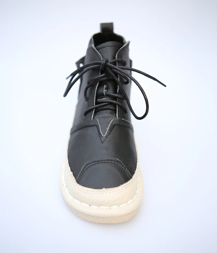 Careaymade-Art Sen Hand-sewn Shoe Soft-soled Leather Breathable Girl's Boots Academy Wind Leisure Boots Retro Buddhist Shoes
Careaymade-Art Sen Hand-sewn Shoe Soft-soled Leather Breathable Girl's Boots Academy Wind Leisure Boots Retro Buddhist Shoes