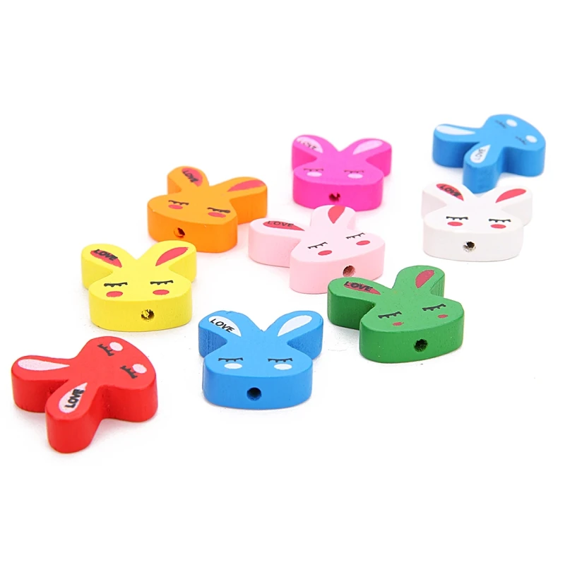 Linsoir 30pcs/lot Mixed Colored Rabbit Spacer Wooden Bead , Children Baby Necklace Bracelet Jewelry Making Findings Wood Beads
Linsoir 30pcs/lot Mixed Colored Rabbit Spacer Wooden Bead , Children Baby Necklace Bracelet Jewelry Making Findings Wood Beads