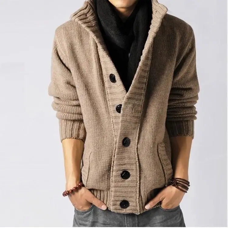 2019 Spring Winter Fashion Casual Cardigan Sweater Mens Slim Fit Button Warm Knitting Clothes Sweater high-grade Coats plus size
2019 Spring Winter Fashion Casual Cardigan Sweater Mens Slim Fit Button Warm Knitting Clothes Sweater high-grade Coats plus size
