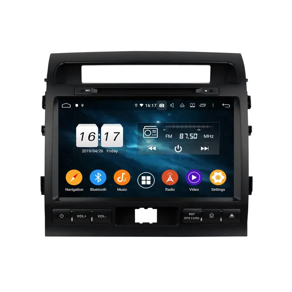 Для Toyota Land Cruiser 2008-2012 Android 10 автомобильный DVD-плеер Bluetooth 5,0 WIFI DSP автомобильное стерео радио GPS-навигация головное устройство
Для Toyota Land Cruiser 2008-2012 Android 10 автомобильный DVD-плеер Bluetooth 5,0 WIFI DSP автомобильное стерео радио GPS-навигация головное устройство