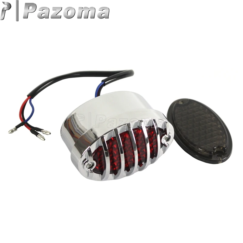 Chrome Motorcycle Rear Streetfighters Tail Running Brake Light Custom Projects Lamp for Harley Cafe Racers Cruisers Bobbers
Chrome Motorcycle Rear Streetfighters Tail Running Brake Light Custom Projects Lamp for Harley Cafe Racers Cruisers Bobbers