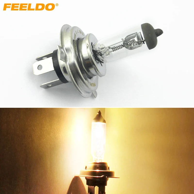 FEELDO 40Pcs Warm White Auto H4 DC 24V 70W 100W Car Truck Bus Headlight Foglight Driving Lamp 3000K #AM3161
FEELDO 40Pcs Warm White Auto H4 DC 24V 70W 100W Car Truck Bus Headlight Foglight Driving Lamp 3000K #AM3161