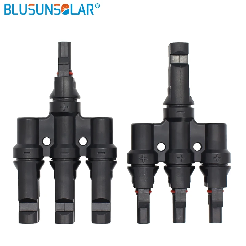 BULSUNSOLAR 5 Pairs Solar connector Connectors 3 to 1 T Branch Connectors MMF FFM for PV / Photovoltaic System MTT3AB
BULSUNSOLAR 5 Pairs Solar connector Connectors 3 to 1 T Branch Connectors MMF FFM for PV / Photovoltaic System MTT3AB