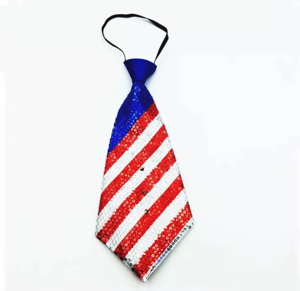 National Day kids universal striped sequin LED tie dance magic show special props LED gifts
National Day kids universal striped sequin LED tie dance magic show special props LED gifts