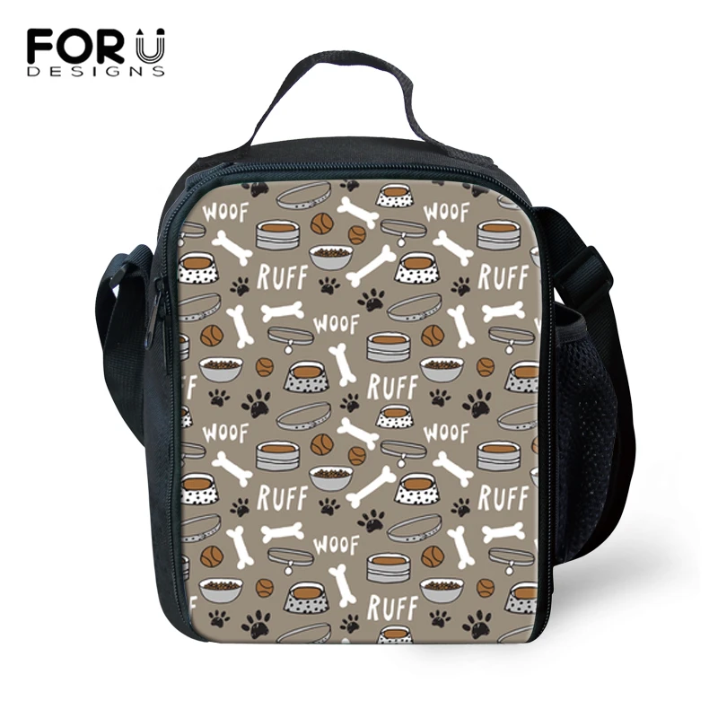 FORUDESIGNS Dog Bone Paw Multi Lancheira Thermal Cooler Insulated Lunch Bag for Kid School Picnic Women Handbag Thermo Food Bags
FORUDESIGNS Dog Bone Paw Multi Lancheira Thermal Cooler Insulated Lunch Bag for Kid School Picnic Women Handbag Thermo Food Bags