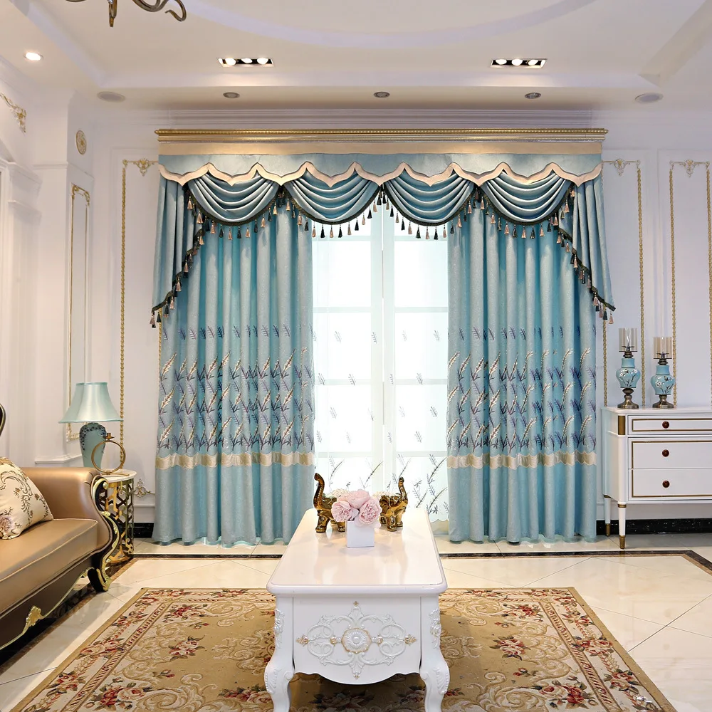 European chenille Linen embroidered curtain for living room bedroom custom curtain and screen Blackout curtain for bedroom
European chenille Linen embroidered curtain for living room bedroom custom curtain and screen Blackout curtain for bedroom