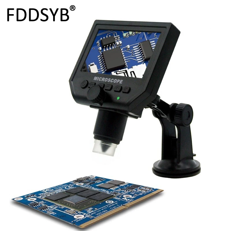 Цифровой электронный микроскоп 1 600x 3 6 МП USB портативный VGA с 8 светодиодами со