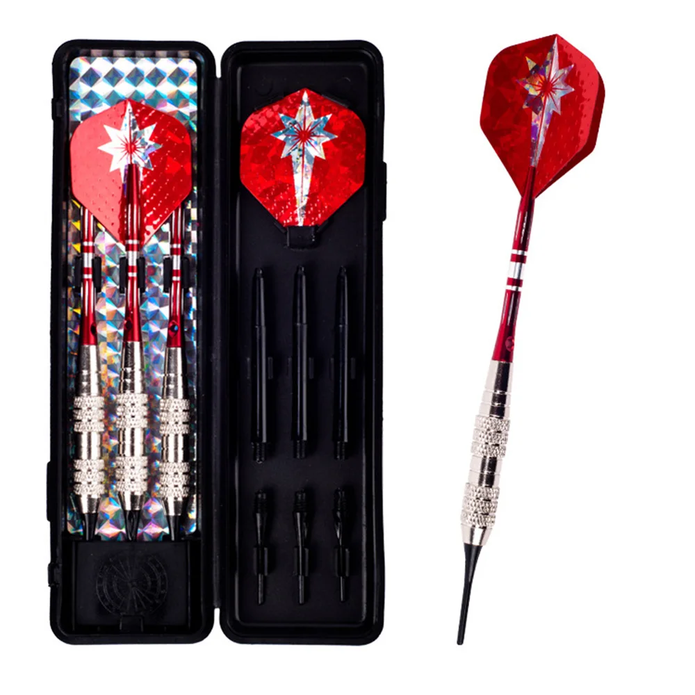 3Pcs 19g Professional Safe Dart Soft Plastic Tip Silver Plated Copper Barrel Aluminum Shaft Competition Training Electronic Dart
3Pcs 19g Professional Safe Dart Soft Plastic Tip Silver Plated Copper Barrel Aluminum Shaft Competition Training Electronic Dart