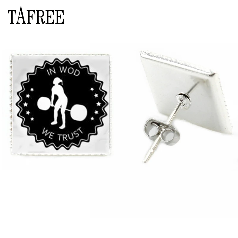 TAFREE Fashion Sport Fitness square stud earrings Earrings IN WOD WE TRUST Sports fans stud earrings Jewelry FQ527
TAFREE Fashion Sport Fitness square stud earrings Earrings IN WOD WE TRUST Sports fans stud earrings Jewelry FQ527