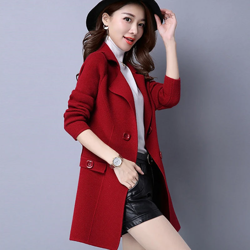 Long Cardigan Female 2019 Autumn Winter Women Long Sleeve Casual Cardigan Sweater Loose Knitted Cardigans For Women Sweater R558
Long Cardigan Female 2019 Autumn Winter Women Long Sleeve Casual Cardigan Sweater Loose Knitted Cardigans For Women Sweater R558