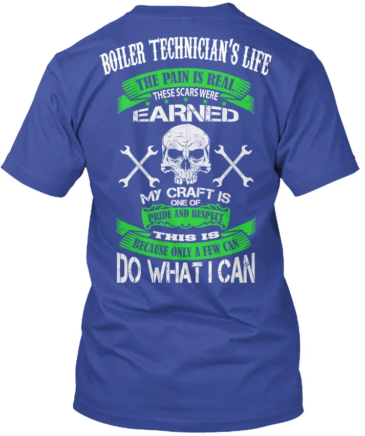 Котел техник гордость и уважение! Популярные Tagless футболка|t-shirt t-shirt|t-shirt teet h |
