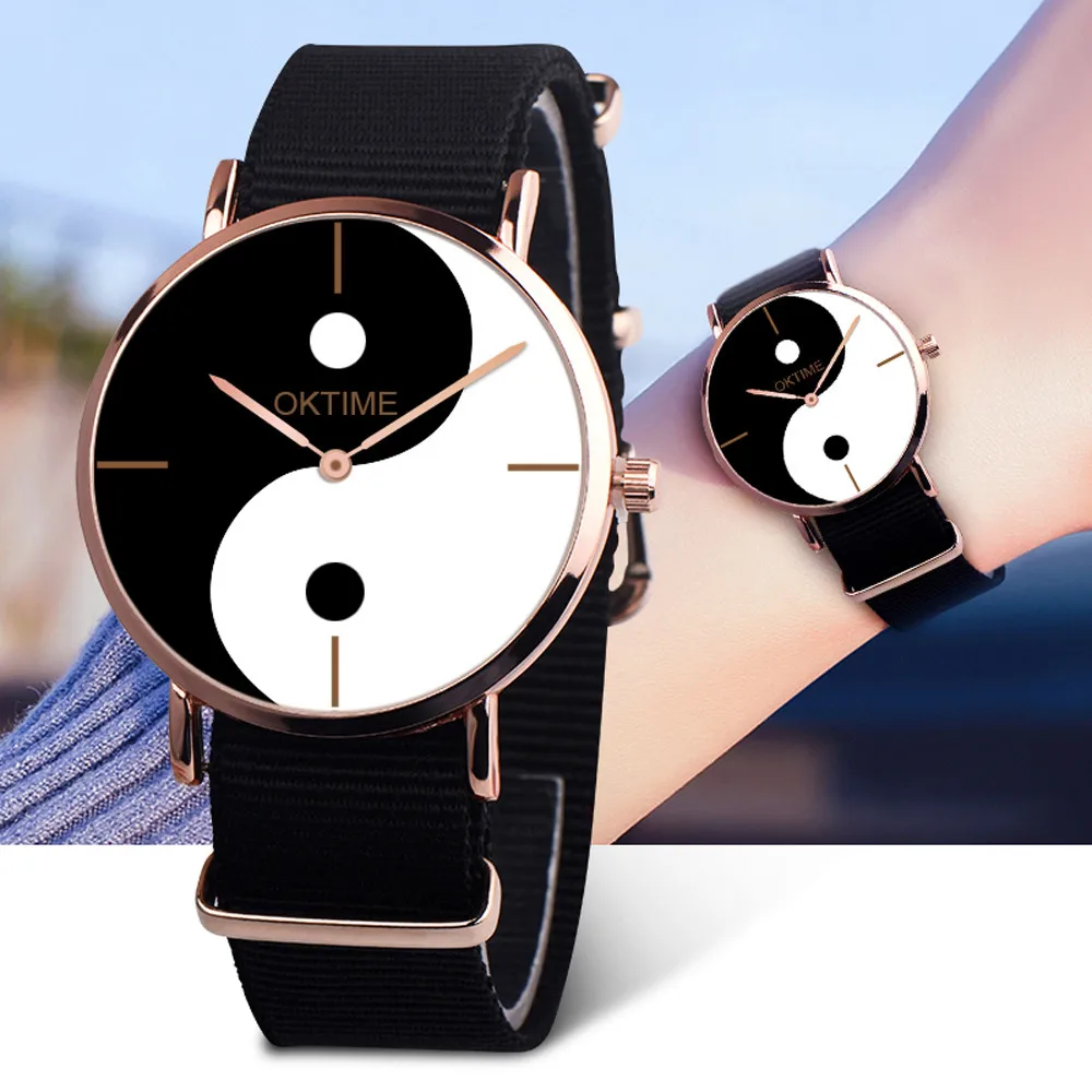 Simple Women Watch Retro Chinese Style Tai Chi Black And white Dial Design Ladies Quartz Watches Canvas Strap Clock Kol Saati 45
Simple Women Watch Retro Chinese Style Tai Chi Black And white Dial Design Ladies Quartz Watches Canvas Strap Clock Kol Saati 45