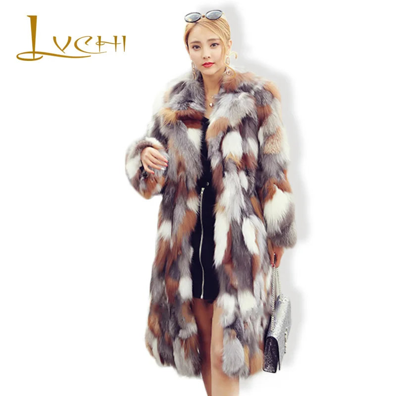 LVCHI 2019 new Winter Fashion Warm Fox Fur Coat Boho Girl Women's clothing Vogue OL Fur Coats Real Fur Elegant Fox Furs
LVCHI 2019 new Winter Fashion Warm Fox Fur Coat Boho Girl Women's clothing Vogue OL Fur Coats Real Fur Elegant Fox Furs