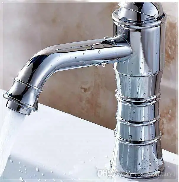 mixer antique Modern Polished Chrome Waterfall Basin Faucet Single Handle Mixer Tap Deck Mount steel laundry tub | Канцтовары для