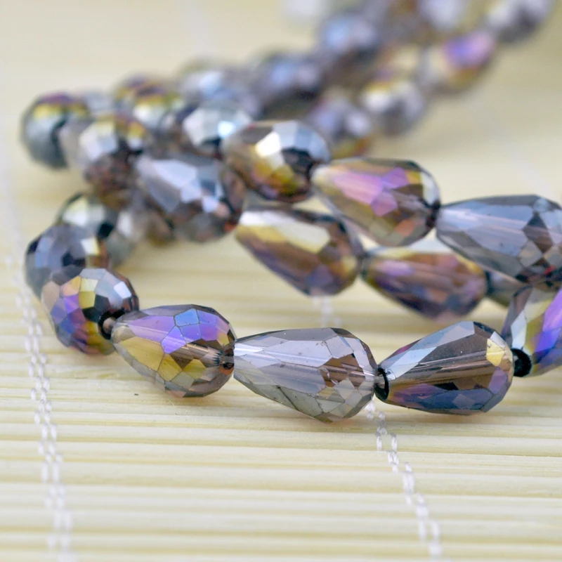 300pcs/lot Purple AB Plating Crystal Drop Beads Crystal Faceted Beadsa 8x12mm Curtain Craft Jewelry Making DIY Beads
300pcs/lot Purple AB Plating Crystal Drop Beads Crystal Faceted Beadsa 8x12mm Curtain Craft Jewelry Making DIY Beads