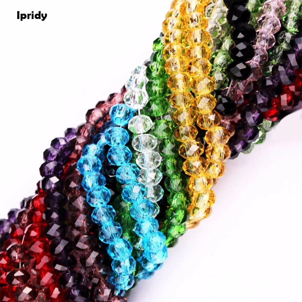 48 Cutting Face Tyre Crystal Beads Charm Faceted Glass Beads Rondelles Loose Spacer Bead for DIY Jewelry Making
48 Cutting Face Tyre Crystal Beads Charm Faceted Glass Beads Rondelles Loose Spacer Bead for DIY Jewelry Making