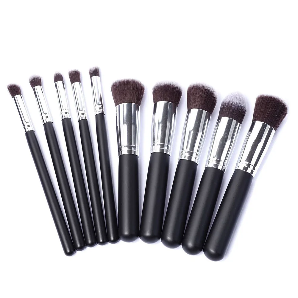 10 Pieces Black/Silver Makeup Brushes Make Up Brushes Beauty Brush Pincel Maquiagem Profissional Maquillaje Pinceaux Maquillage
10 Pieces Black/Silver Makeup Brushes Make Up Brushes Beauty Brush Pincel Maquiagem Profissional Maquillaje Pinceaux Maquillage