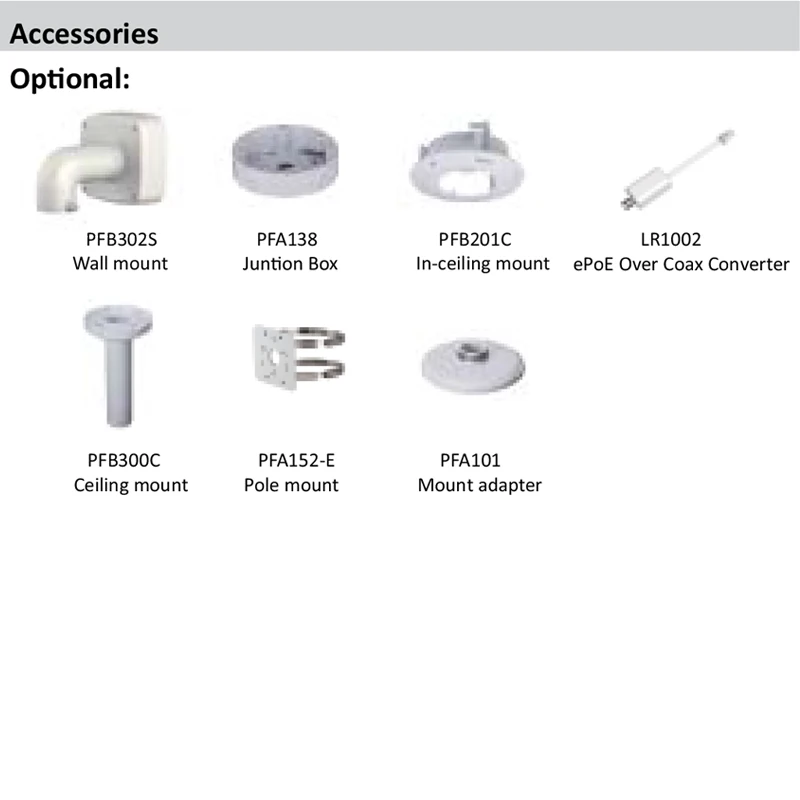 DH Original IPC-HDBW5831E-ZE 8MP WDR IR Dome Network Camera 2.7mm-12mm Motorized Lens Memory SD Card IP67 IK10 PoE 50m ICR | Безопасность